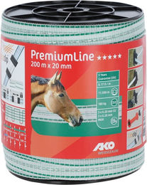 AKO Weidezaunband PremiumLine aus Metall in Weiß oder Grün – Bild 1 von 2