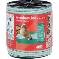 Produktbild von AKO Weidezaunband PremiumLine aus Metall in Weiß oder Grün