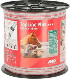 Produktbild von AKO Weidezaunband TopLine Plus aus Metall in Weiß