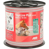 Produktbild von AKO Weidezaunband TopLine Plus aus Metall in Weiß