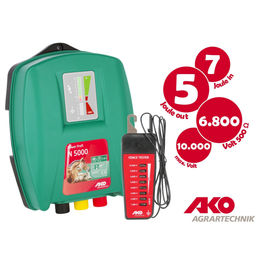 AKO Weidezaungerät Power Profi N 5000 aus Kunststoff in Grün – Bild 1 von 6