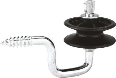 Produktbild von AKO Winkelisolatoren für Draht und Schnur mit verzinkter Halterung 7 mm 25 Stück