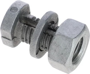 Produktbild von AKO Zaun Drahtverbinder verzinkt aus Metall Silber 10 Stück