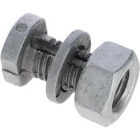 Produktbild von AKO Zaun Drahtverbinder verzinkt aus Metall Silber 10 Stück
