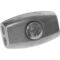 Produktbild von AKO Zaun Verbinder Kordel und Draht 2,5mm aus Metall in Silber 10 Stück
