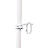Produktbild von AKO Zaunisolatoren mit zusätzlicher PVC-Öse für Bänder 25 Stück Weiß