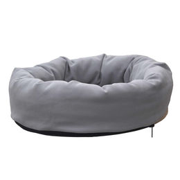 Aktiv Kat Katzenbett Liegeebene mit Kuschelrand und Nano-Bezug Grau Ø 45 cm – Bild 1 von 4