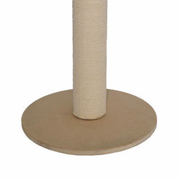 Aktiv Kat Kratzbaum Bodenpodest rund Ø 40 cm aus Naturholz beige und rutschfest – Bild 1 von 2