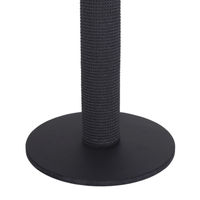 Produktbild von Aktiv Kat Kratzbaum Bodenpodest Schwarz Ø 50 cm mit Sisal und rutschfester Bodenplatte für Katzen