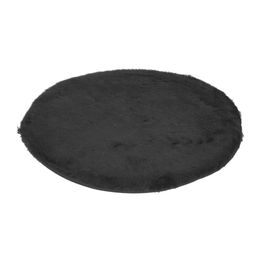 Aktiv Kat Kratzbaum Plattform mit Plüsch-Bezug Ø 50 cm Schwarz – Bild 1 von 2