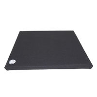 Produktbild von Aktiv Kat Kratzbrett für Katzen aus Naturholz mit Teppichbezug Schwarz 50x50 cm