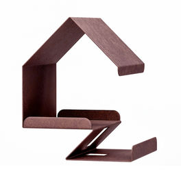 Alberts Kerbl Vogelhaus Gasthaus Kreativ aus Metall in Braun oder Rosa – Bild 1 von 10