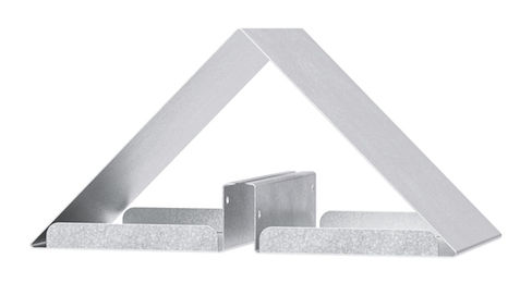 Alberts Nurdach Vogelhaus aus Metall in Silber – Bild 1 von 9