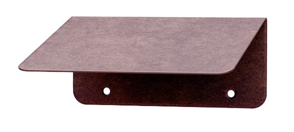 Alberts Schrägschutzdach für Vogelhäuser aus Metall in Braun oder Rosa – Bild 1 von 3