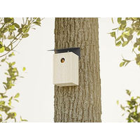 Produktbild von Alberts Schrägschutzdach für Vogelhäuser aus Metall in Schwarz