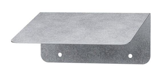 Alberts Schrägschutzdach für Vogelhäuser aus Metall in Silber – Bild 1 von 3