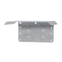 Produktbild von Alberts Trapezschutzdach für Vogelhäuser aus Metall in Silber 210 x 150 x 100 mm