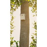 Produktbild von Alberts U-Schutzdach für Vogelhäuser aus Metall in Silber