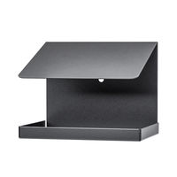 Produktbild von Alberts Vogelhaus Gasthaus Schrägdach aus Metall in Schwarz - 1 Stk.
