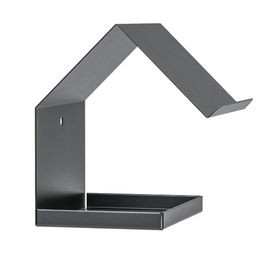 Alberts Vogelhaus Gasthaus Spitzdach aus Metall in Schwarz – Bild 1 von 12