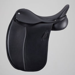 Produktbild von Albion Sattel AL SLK M3 Low Head mit schmalem Sitz und 3 Zoll Gusset in Schwarz aus Leder