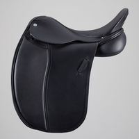 Produktbild von Albion Sattel AL SLK M3 Low Head mit schmalem Sitz und 3 Zoll Gusset in Schwarz aus Leder