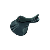 Produktbild von Albion Spring Sattel für Ponys aus Leder in Schwarz