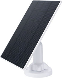 Albrecht Solarmodul für SC100 Überwachungskamera in Schwarz aus Kunststoff – Bild 1 von 2