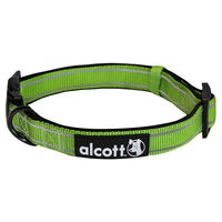 Produktbild von Alcott Adventure Abenteuerhalsband für Hunde grün Größe XL Breite 2,5 cm