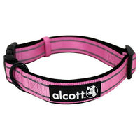 Produktbild von Alcott Adventure Hundehalsband aus Neopren und Nylon in Pink Größe L