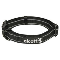 Produktbild von Alcott Adventure Hundehalsband aus Nylon Schwarz Größe M