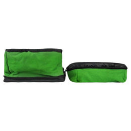 Alcott Doppelnapf Explorer Grün aus Polyester für Futter und Wasser – Bild 1 von 1