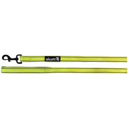 Alcott Hundeleine Neon Gelb mit reflektierenden Akzenten und Neopren-Griff 180 cm – Bild 1 von 1