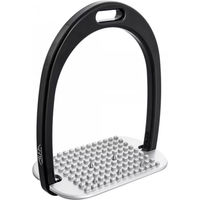 Produktbild von Alfa Jump Klassische Aluminium Reitsteigbügel für Kinder mit geneigtem Boden und Edelstahlspitzen