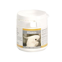 Produktbild von alfavet Alamin Ergänzungsfuttermittel für Zier- und Singvögel mit B-Vitaminen und Aminosäuren Pulver 30g - 30 g