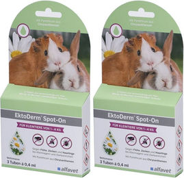 Produktbild von Alfavet EktoDerm Spot-On Parasitenbehandlung für Kleintiere 1–4 kg