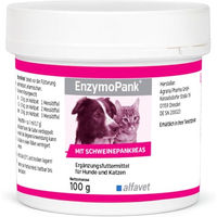 Produktbild von Alfavet EnzymoPank Verdauungshilfe Pulver für Hunde und Katzen 100 g - 100 g