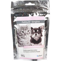Produktbild von Alfavet FeliGum Gingiva Kaudrops zur Unterstützung von Zahnfleisch und Maulhöhle für Katzen und Hunde 120 g