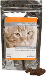 Alfavet FeliGum Hairball Kaudrops mit Ente zur Unterstützung der Verdauung für Katzen 40 g - 40 g – Bild 1 von 10