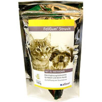 Produktbild von Alfavet FeliGum Struvit Funktionssnack mit Ente für Katzen und kleine Hunde 160 g - 160 g