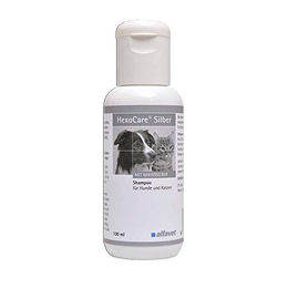 Alfavet HexoCare SilberShampoo zur Haut- und Fellpflege für Hunde und Katzen hypoallergen 100ml - 100 ml – Bild 1 von 2