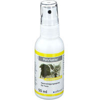 Produktbild von Alfavet Polyspray Reinigungsspray für Tiere 50 ml Weiß