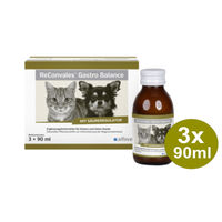 Produktbild von Alfavet ReConvales Gastro Balance Ergänzungsfuttermittel für Hund und Katze zur Unterstützung der Magenschleimhaut 3 x 90 ml - 3 x 90 ml