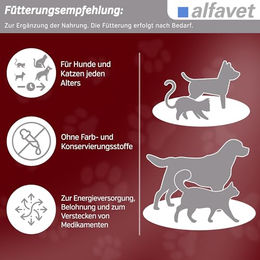 Alfavet ReConvales Päppelpaste Lachs und Taurin Ergänzungsfuttermittel für Hunde und Katzen zur Rekonvaleszenz 75g - 75 g – Bild 1 von 7
