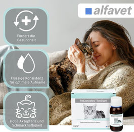 Alfavet ReConvales Tonicum Aufbaufutter für Katzen zur Rekonvaleszenz 6 x 45ml – Bild 1 von 9