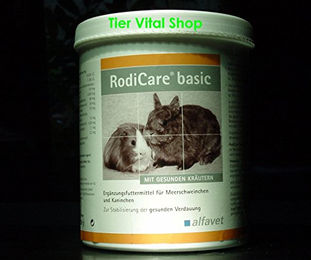 Produktbild von Alfavet RodiCare Basic Vitaminsupplement für Meerschweinchen und Kaninchen 25g - 25 kg