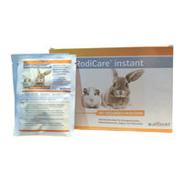 Produktbild von Alfavet RodiCare instant Päppelfutter für Kleinnager wie Zwergkaninchen Meerschweinchen Chinchilla und Degu mit Kräutern 60 x 20 g - 60 x 20 g