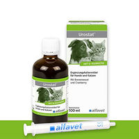 Produktbild von alfavet Urostat Ergänzungsfuttermittel für Hunde und Katzen zur Unterstützung der Harnwege und Nieren 100 ml - 100 ml