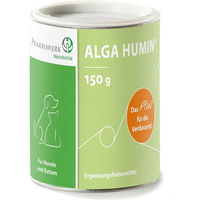 Produktbild von Alga Humin Pulver zur Unterstützung von Magen-Darm und Immunsystem für Hunde und Katzen 150g