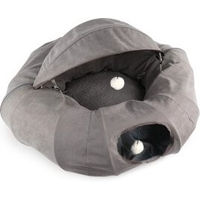 Produktbild von All for paws 3-in-1 Donut Katzentunnel grau für alle Altersstufen